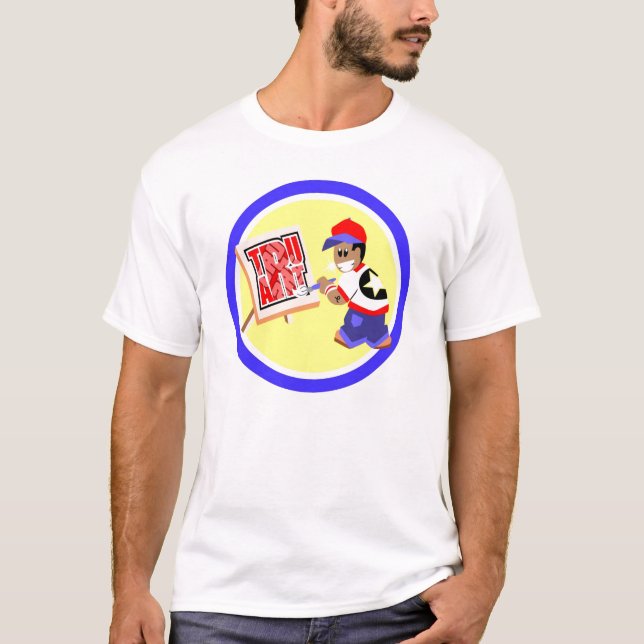 trukonstlogotyp-man t-shirt (Framsida)