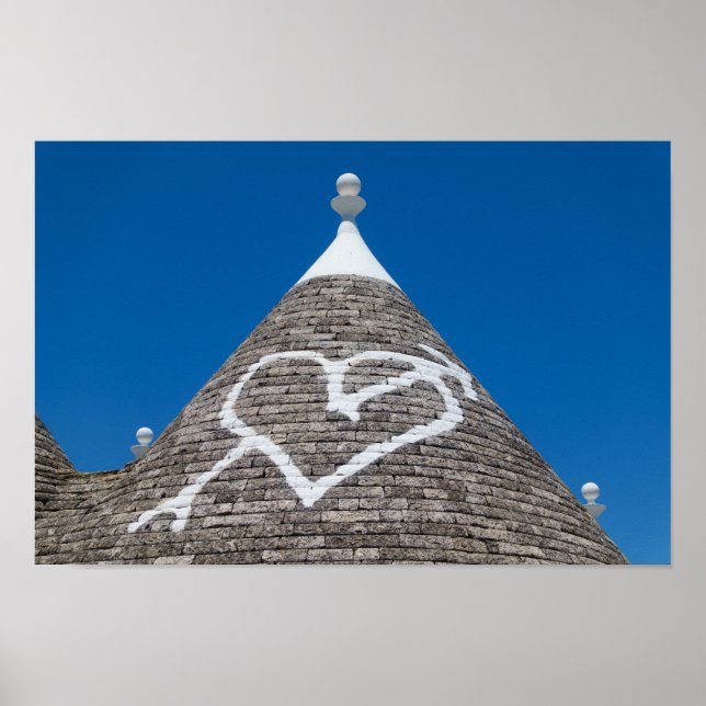 Trulli house tak poster utskrift (Framsidan)