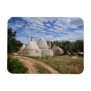 Trulli hus i Puglia/Apulia Magnet