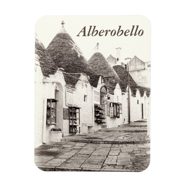 Trulli in Alberobello Magnet (Vertikal)