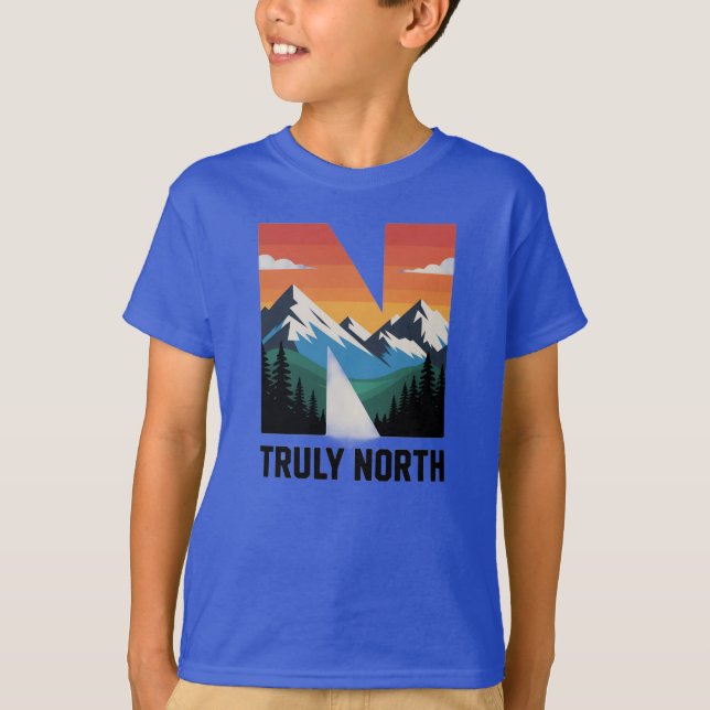 Truly North T Shirt (Framsida)