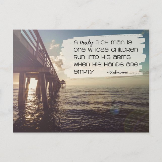 Truly Rik Man Vykort (Framsida)