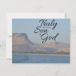 Truly the Son of God Flat Notecard Anteckningskort