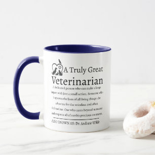 Truly Underbar Veterinär Animal Lover Mugg