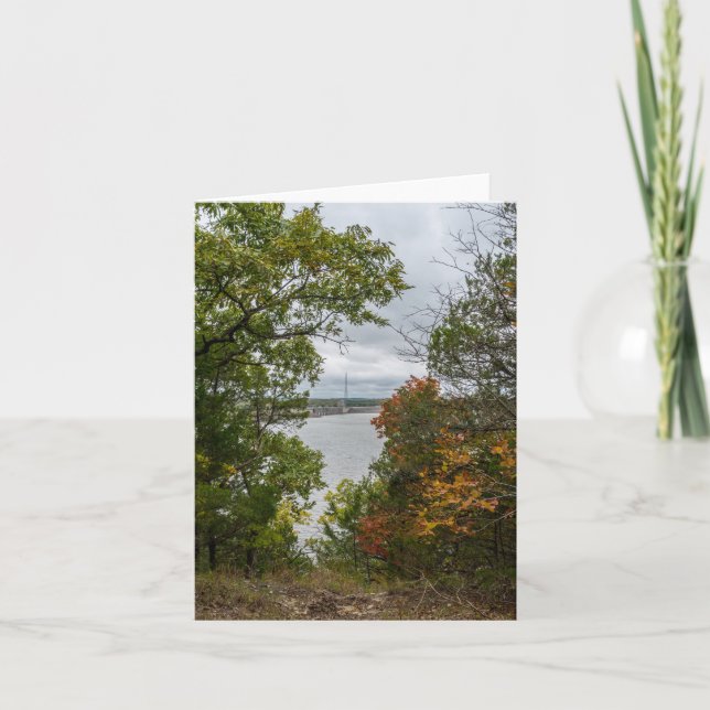 Truman Dam Autumn-ram Kort (Framsida)
