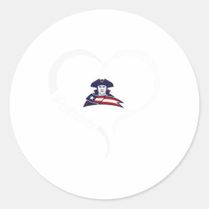 Truman Patriots Logotyp Halva hjärtslag Hjärtat Hj Runt Klistermärke