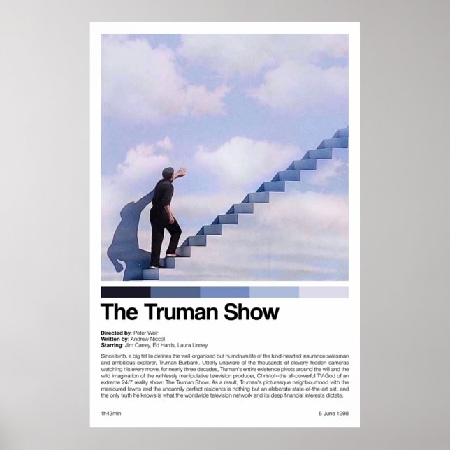 Truman Show Movie Print Poster (Framsidan)