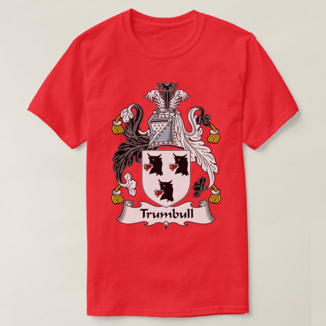 Trumbull Jacka av Arm Family Crest T Shirt (Design framsida)