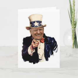 Trumf 2020 för Donald Trump | Uncle Sam | Kort