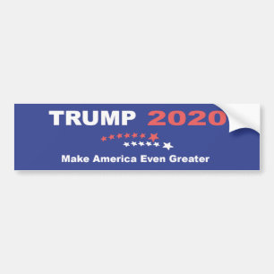 TRUMF 2020 gör Amerika även mer underbar Bildekal