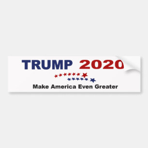 TRUMF 2020 gör Amerika även mer underbar Bildekal