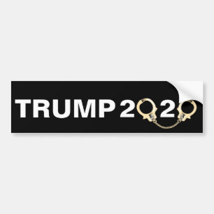 Trumf 2020 med handbojor bildekal