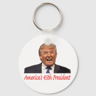 Trumf Amerika 45th president Nyckelring