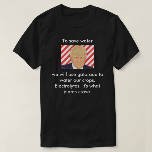 Trumf är det vad planterar crave. tröja (Design framsida)