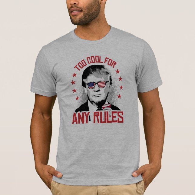 Trumf är för kall för någon regler - .png t-shirt (Framsida)
