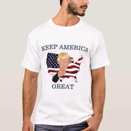 Trumf behålla underbara Amerika T Shirt