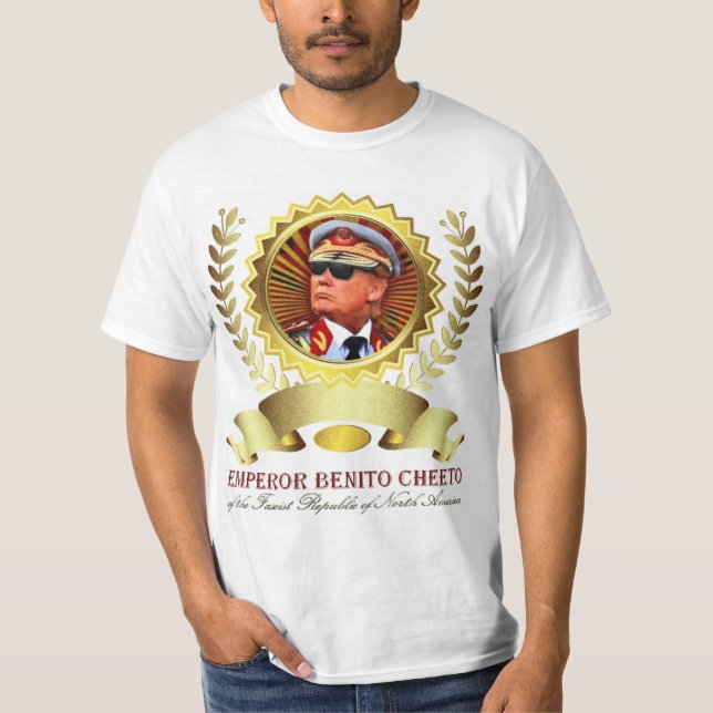 Trumf - Emp. Benito Cheeto t-skjorta T Shirt (Framsida)