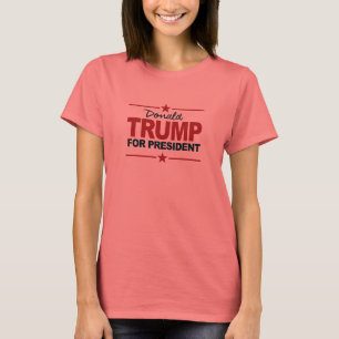 Trumf för häfte för president 2016 t-shirt
