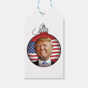 Trumf för jul presentetikett