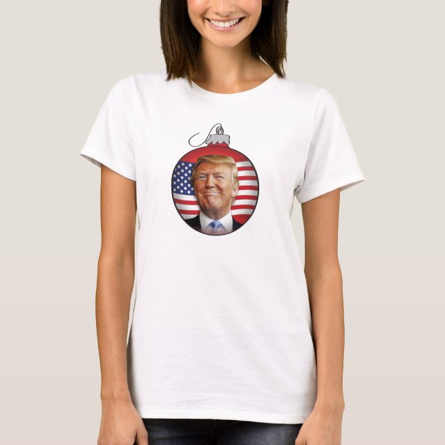 Trumf för jul t-shirt (Framsida)