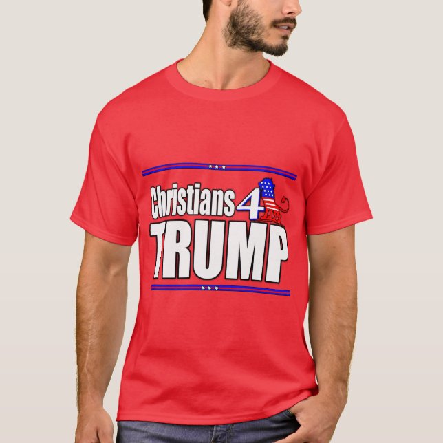 Trumf för kristen 4 t-shirt (Framsida)