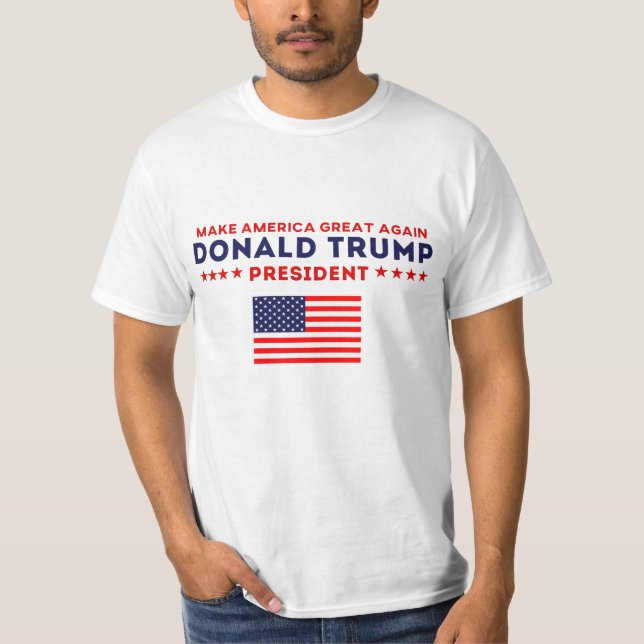 Trumf för president t-shirt (Framsida)