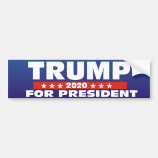 Trumf för presidenten 2020 bildekal