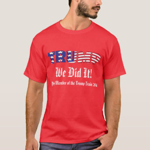 Trumf gjorde vi den som var mörk t shirt