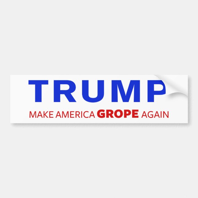 Trumf: Gör Amerika att treva igen Bildekal (Framsidan)
