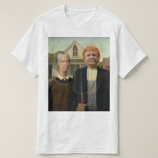Trumf - gotisk amerikan t-shirt (Design framsida)