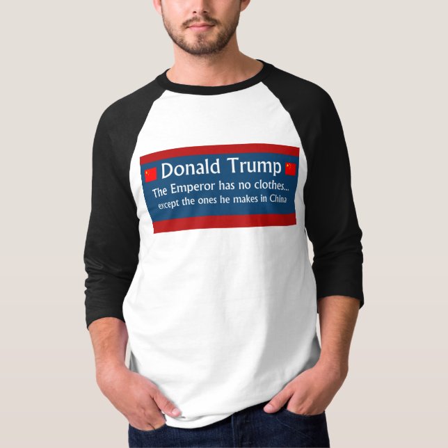 Trumf: Kejsaren har ingen kläder 2016 T Shirt (Framsida)