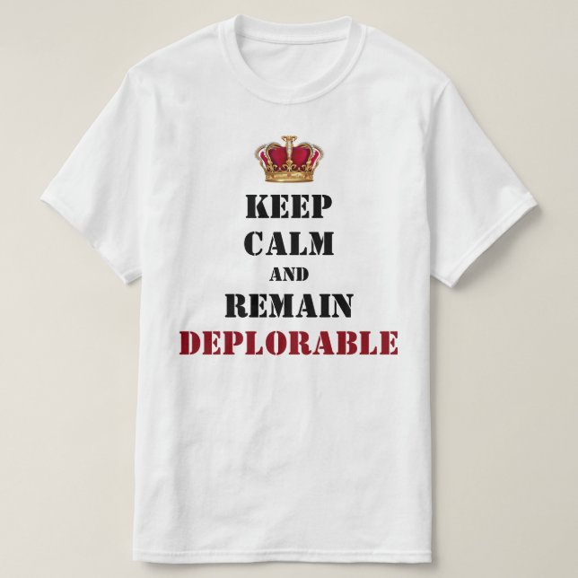 Trumf krönade beklagansvärt tee (Design framsida)
