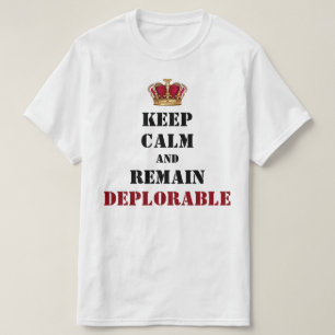 Trumf krönade beklagansvärt tee shirt