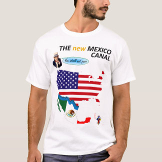 Trumf mexicanska gräns t shirt