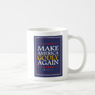 Trumf - mugg: Gör Amerika Godly igen Kaffemugg