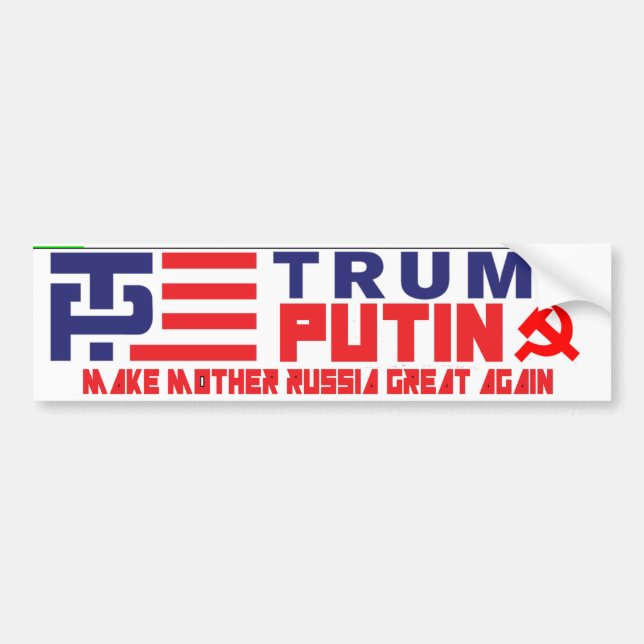 Trumf/Putin bildekal (Framsidan)