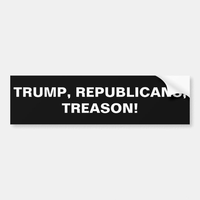 TRUMF REPUBLIKANER, TREASON! BILDEKAL (Framsidan)