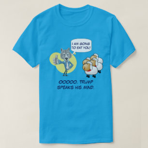 Trumf vargen & fåren som folket t shirt