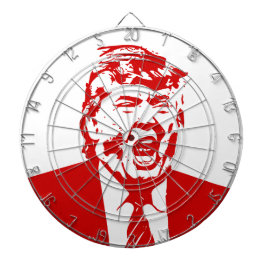 TRUMFANTICHRIST för den presidentdartboarden 2016 Piltavla