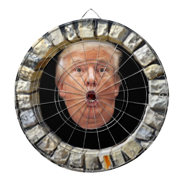Trumfbyggande en väggDartboard Darttavla (Framsidan)