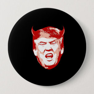 Trumfdjävulenhuvud - Anti-Trumf - Knapp