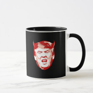 Trumfdjävulenhuvud - Anti-Trumf - Mugg