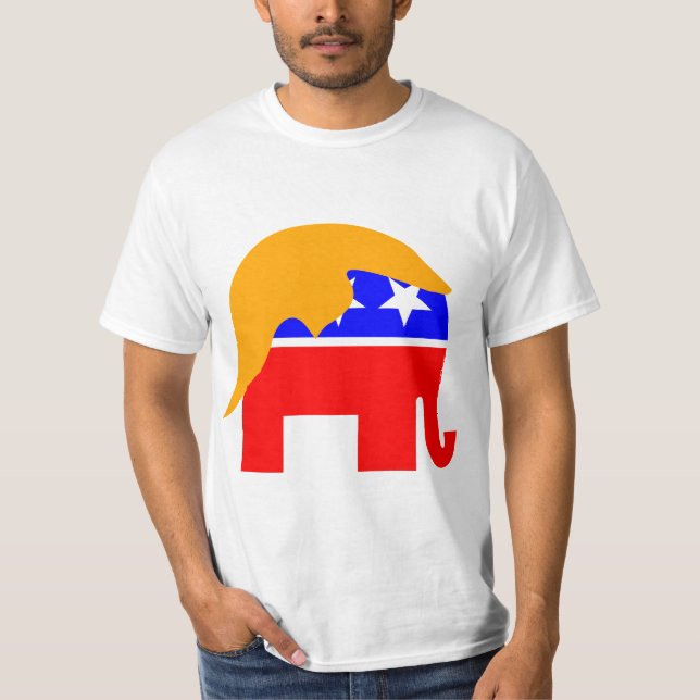 Trumfelefant T Shirt (Framsida)