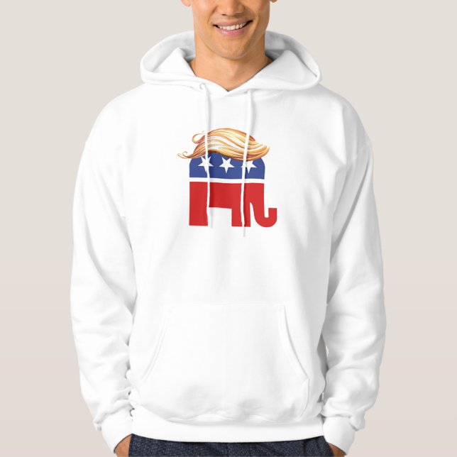 TrumfelefantHoodie 2012 Sweatshirt (Framsida)