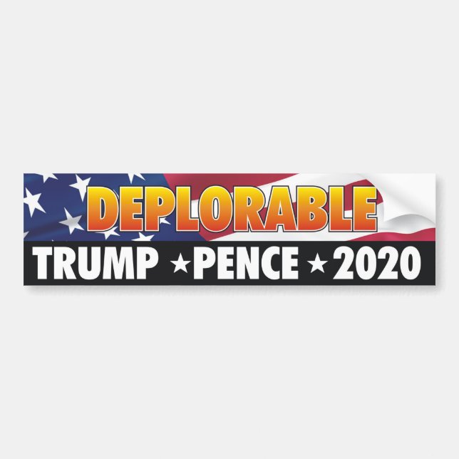 Trumfencentmynt Deporable 2020! Bildekal (Framsidan)