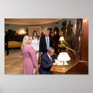 Trumferna & Netanyahusen i Israel Poster