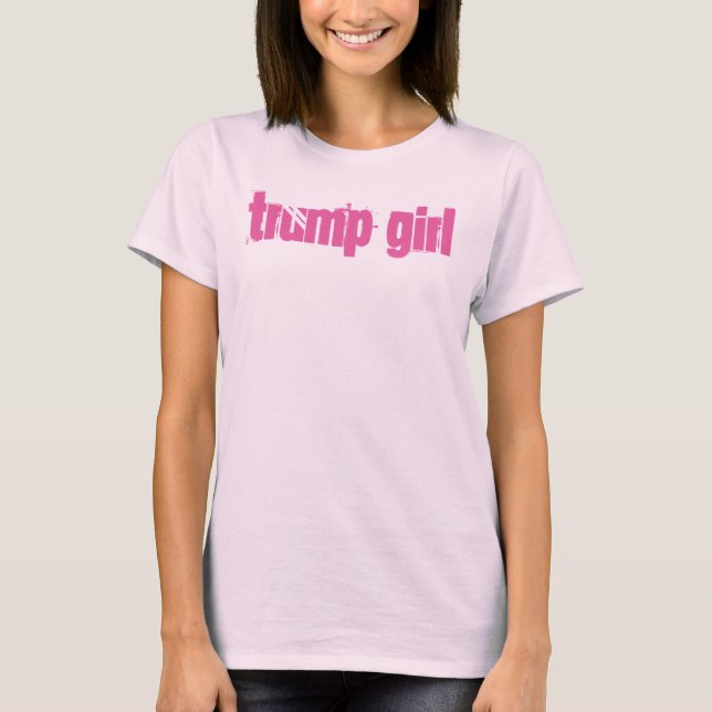 TrumfflickaZlection kvinna Tie-Färg skjorta Tee Shirt (Framsida)