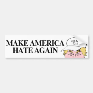 Trumfhatt - gör Amerika att hata igen - .png Bildekal