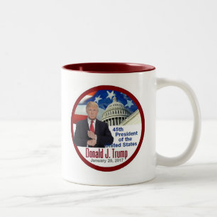TRUMFINVIGNINGmugg Två-Tonad Mugg