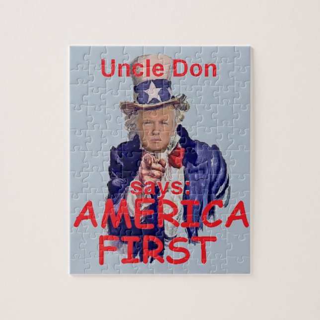 TRUMFinvigningpussel Pussel (Vertikal)